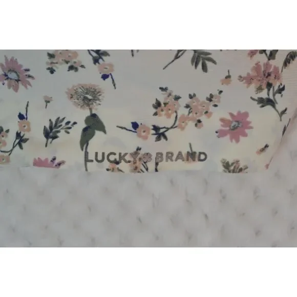 Lucky Brand Lounge Bralette Women's XL Floral Wireless Padded - Picture 3 of 10